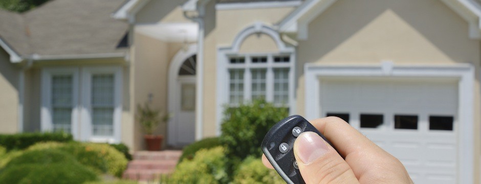 Remote control lock to a home.