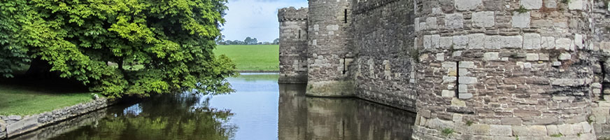 castle using a moat as its _home security_ back in the day